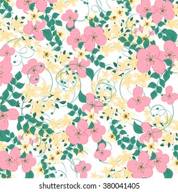 Wedding floral invitation