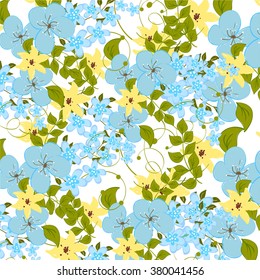 Wedding floral invitation