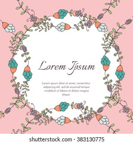 Wedding floral template collection.Wedding invitation.Flower wedding invitation card, save the date card,