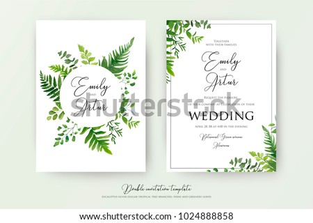 Similar – Image, Stock Photo Green fern background. Patterned green plant background