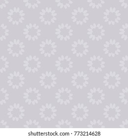 Wedding flowers design in brown, gray and violet colors. Floral pattern with abstract flowers. Vector seamless texture with stylized flowers. Vintage elegance ornament.