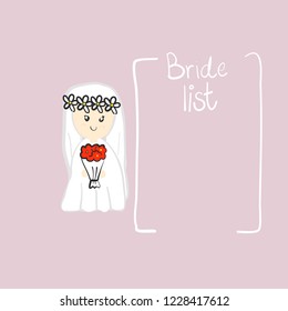 wedding frame cartoon