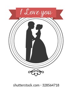 wedding frame design, vector illustration eps10 graphic 