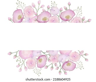 wedding frame flowers invitation card