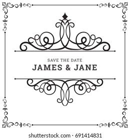 Wedding Frame Vector