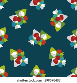 wedding gift flat icon,eps10 seamless pattern background