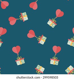 wedding gift flat icon,eps10 seamless pattern background