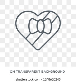wedding Gift icon. wedding Gift design concept from Wedding and love collection. Simple element vector illustration on transparent background.