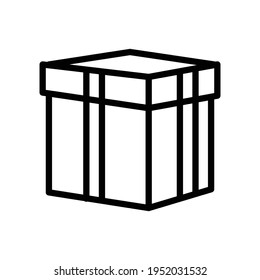 wedding gift icon line style vector