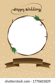 Wedding Gift template with nature theme 