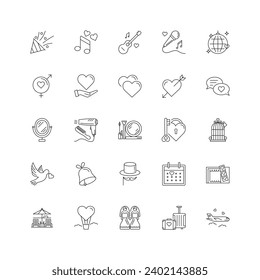 "Wedding Gifts and Favors Icons"