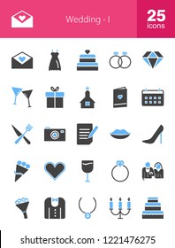 Wedding Glyph Icons