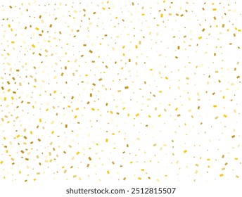 Fondo de confeti de rectángulos dorados de Boda. Ilustración vectorial.