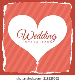 wedding graphic design , vector illustration