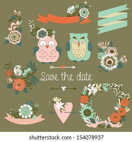 Wedding graphic set
