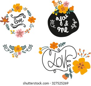 Wedding graphic set