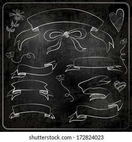 Wedding graphic set, wreath, flowers, arrows, hearts