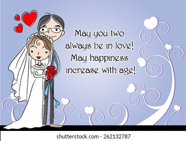 wedding greeting card
