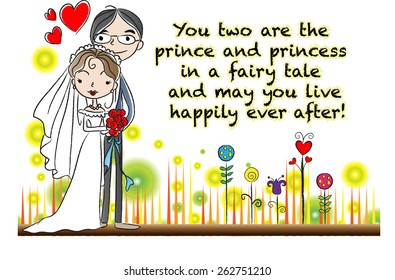 wedding greeting card