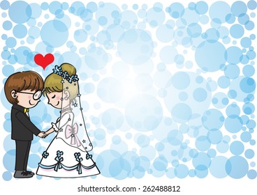 wedding greeting card border