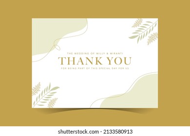 Wedding greeting card template ready to print