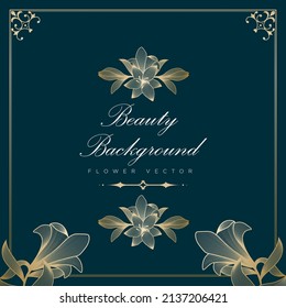 wedding greeting frame vector illustration. couple flower frame. post sayings on the theme of beauty and fashion. floral line illustration label. 