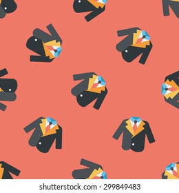 wedding grom suit flat icon,eps10 seamless pattern background