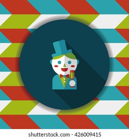 wedding groom flat icon with long shadow,eps10