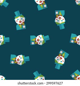 wedding groom flat icon,eps10 seamless pattern background
