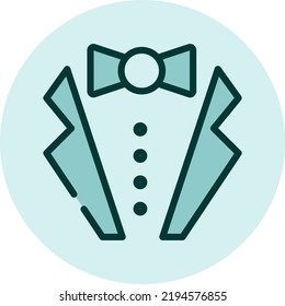 Wedding groom, illustration, vector on a white background.