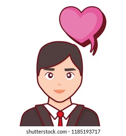wedding groom man speech bubble love