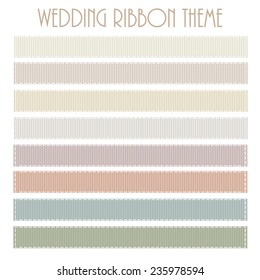 Wedding Grosgrain Ribbon Theme