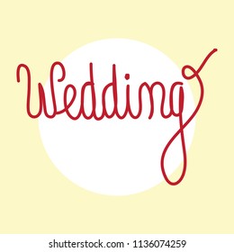 Wedding Handwritten - Calligraphy