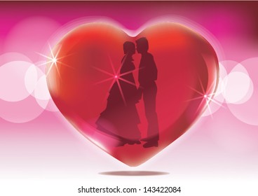 wedding heart background