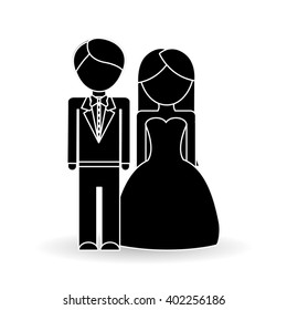 wedding icon design , vector illustration