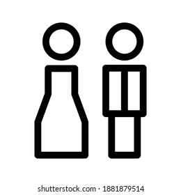 Wedding icon or logo isolated sign symbol vector illustration - high quality black style vector icons
