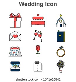 Wedding Icon Set