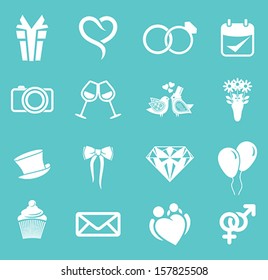 Wedding Icon Set