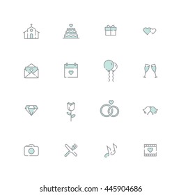 Wedding Icon Set