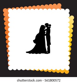 Wedding  icon. Vector design.