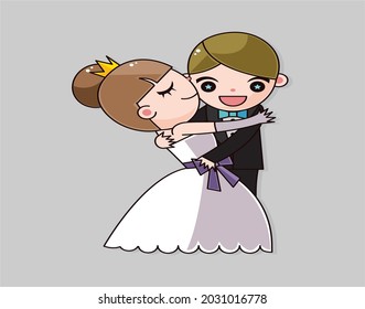 Wedding Icon Vector Design For Attractive Wedding Reception Invitation