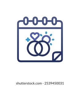 wedding icon vector illustration style
