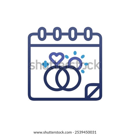 wedding icon vector illustration style