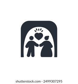 wedding icon. vector.Editable stroke.linear style sign for use web design,logo.Symbol illustration.