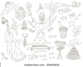 wedding icons