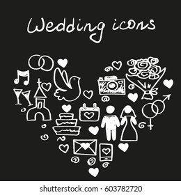 Wedding icons