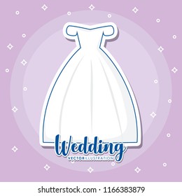 Wedding icons design