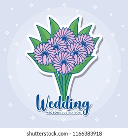 Wedding icons design