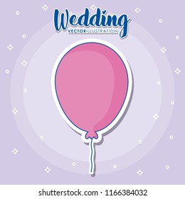 Wedding icons design