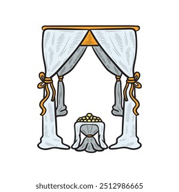 Wedding Illustration Colored - Decoration 2